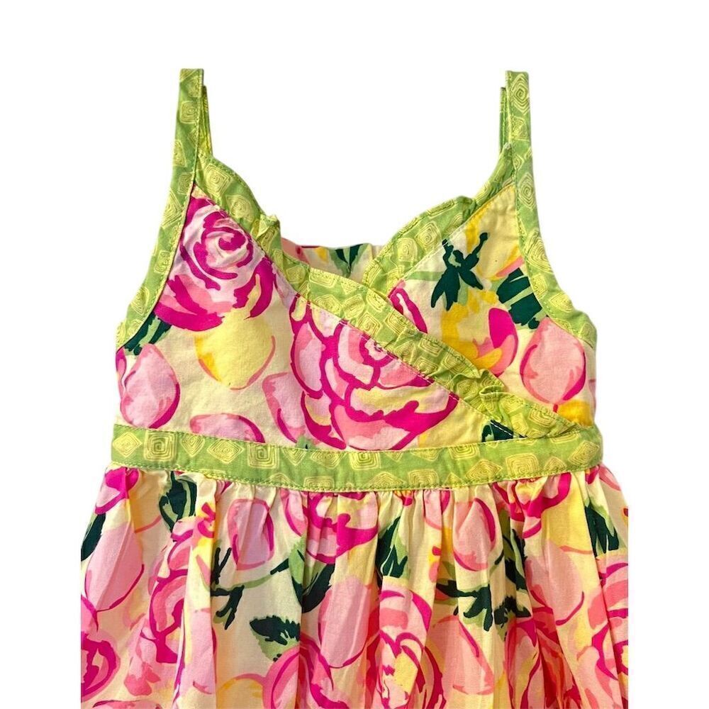 Savannah 18 Months Girls Pink Floral Baby Dress Summer Spring Birthday Party - Picture 3 of 10